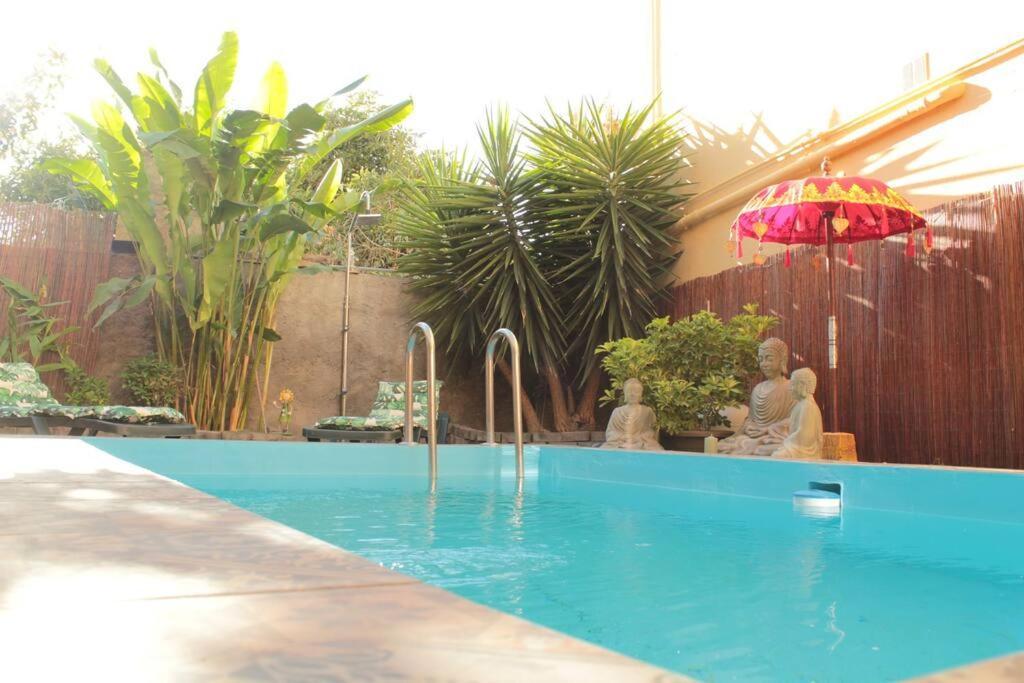 Villa Casa Con Piscina En El Centro Los Llanos De Aridane Exterior foto