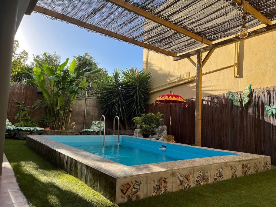 Villa Casa Con Piscina En El Centro Los Llanos De Aridane Exterior foto